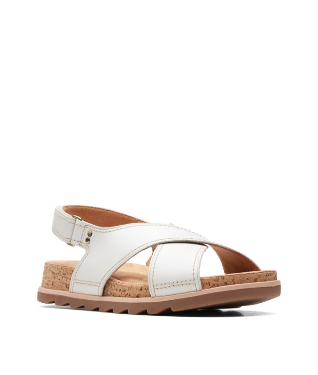 Clarks-Yacht Cross White Leather *ON SALE*