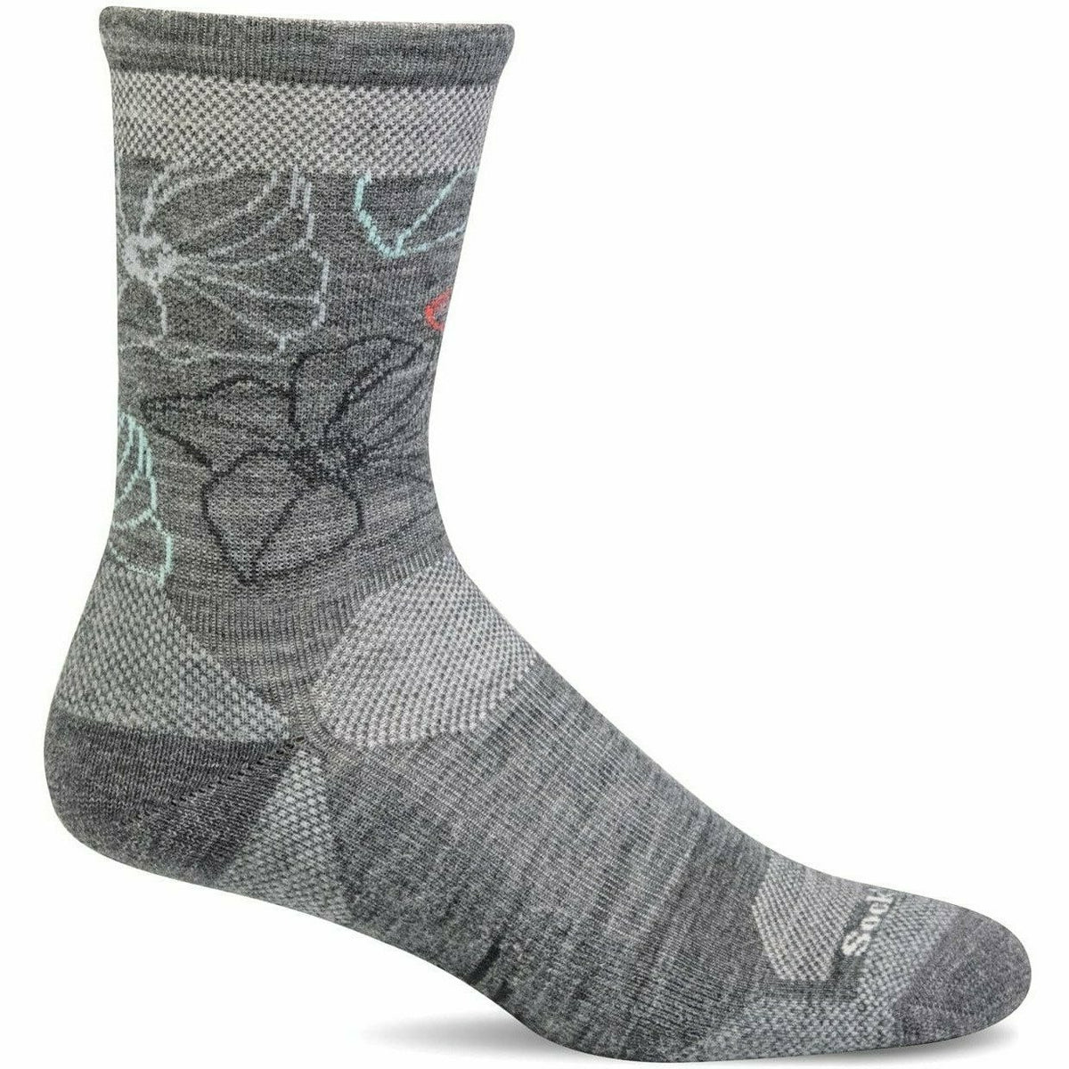 Sockwell - Moderate Graduated Compression - Petal Power Crew