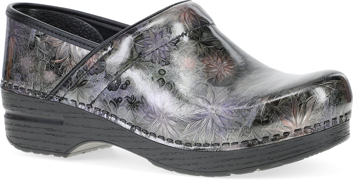 Dansko- Professional Etched Floral Pattern