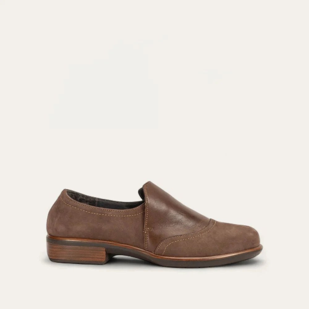 Naot Angin Toffee Brown Leather/Coffee Nubuck