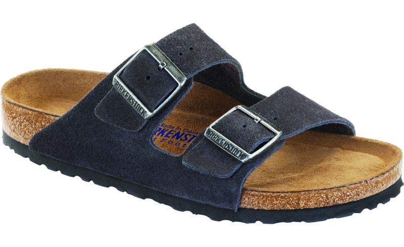 Birkenstock Arizona Soft Footbed Suede Leather Velvet Grey