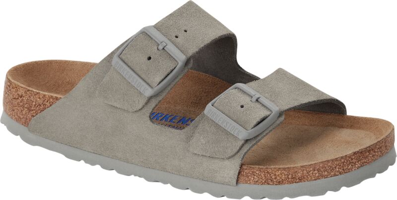 Birkenstock Arizona Suede Stone Coin