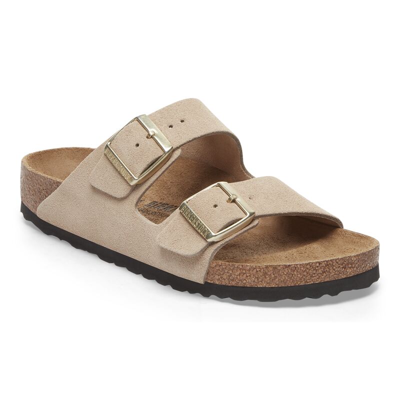 Birkenstock Arizona Suede HFB Sandcastle Narrow
