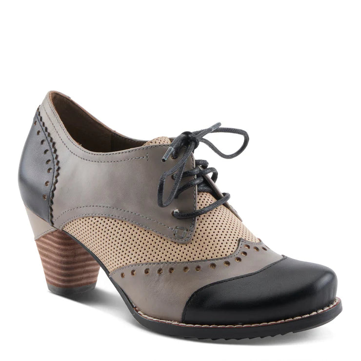 SPRING STEP L'ARTISTE - Bardot - Black Multi