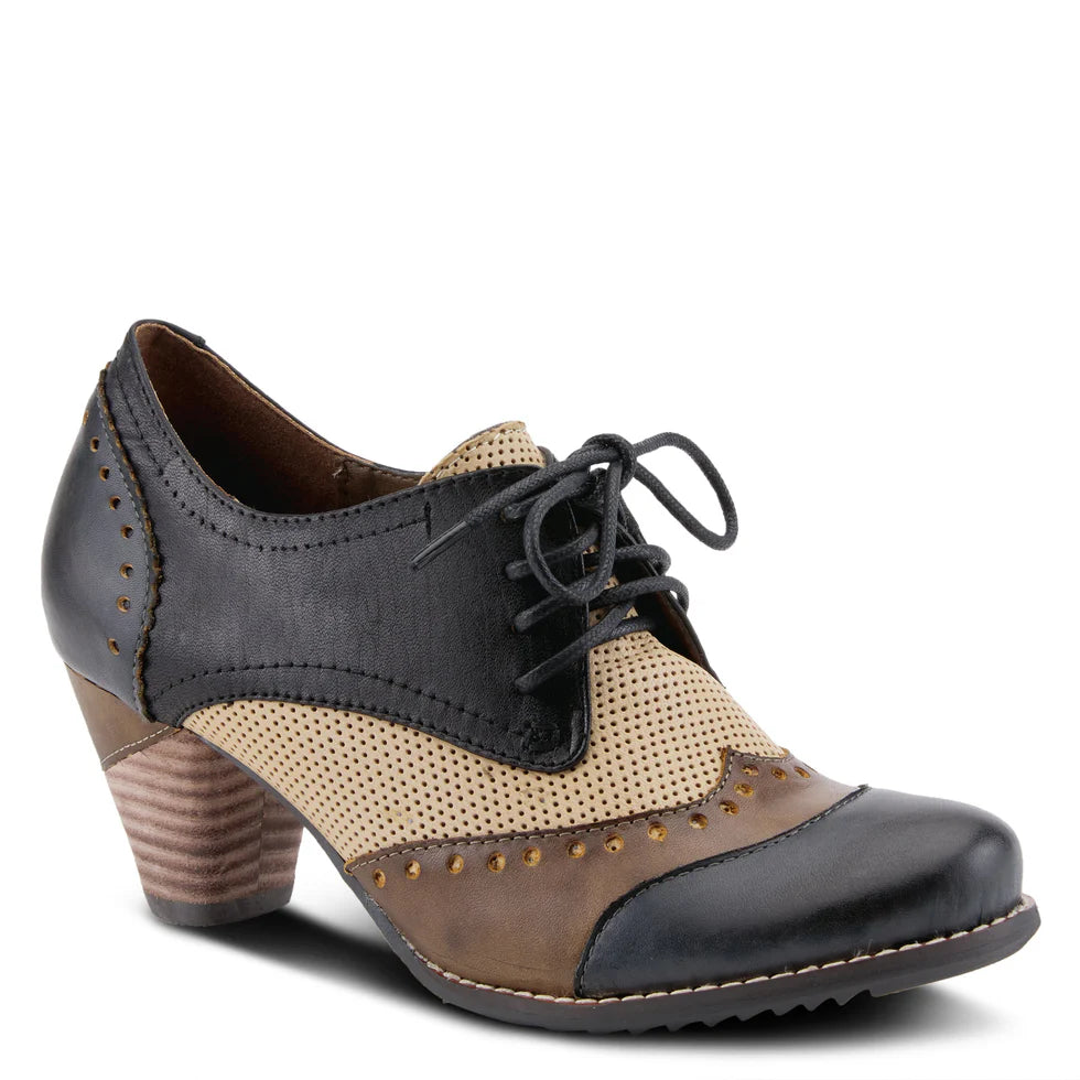 Spring Step L&#39;Artiste Bardot Navy Multi