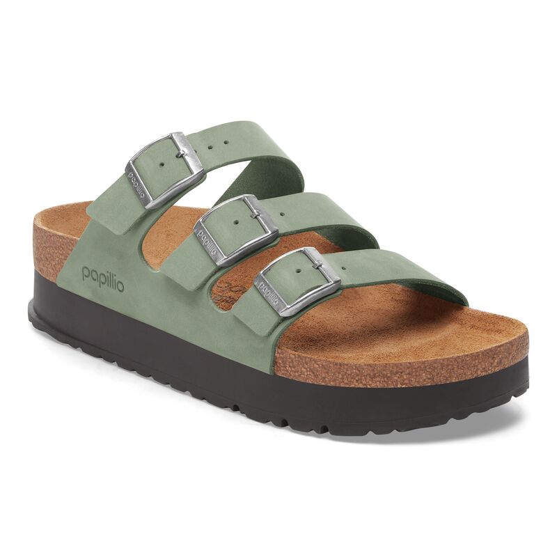Birkenstock-Papillio -Florida III Flex Platform Pure Sage