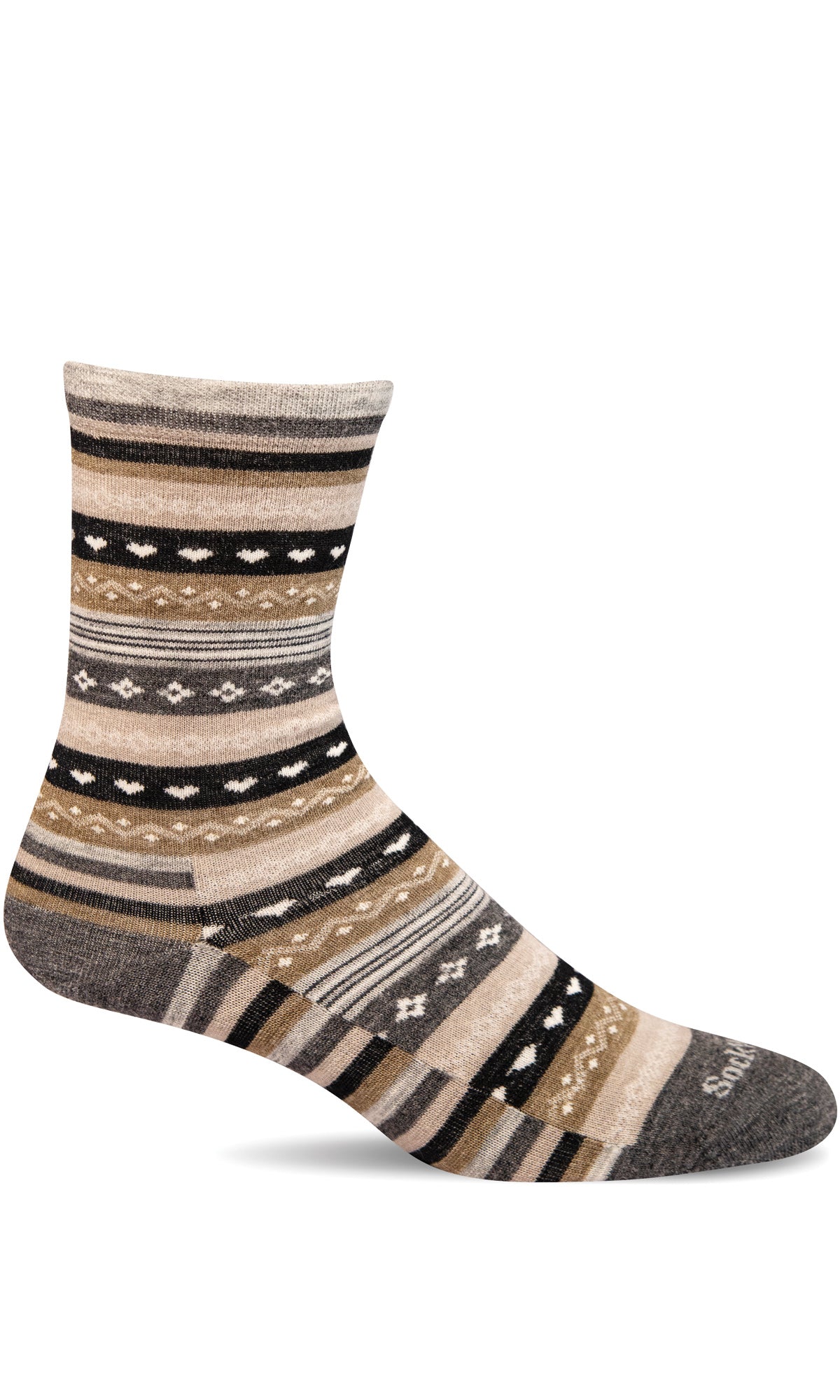 Sockwell - Women&#39;s Essential Comfort - Forever Fairisle Charcoal LD236W