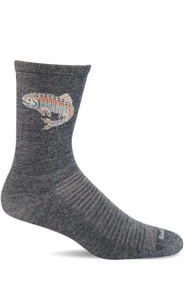 Sockwell-Men's Trout - Charcoal  LD98M