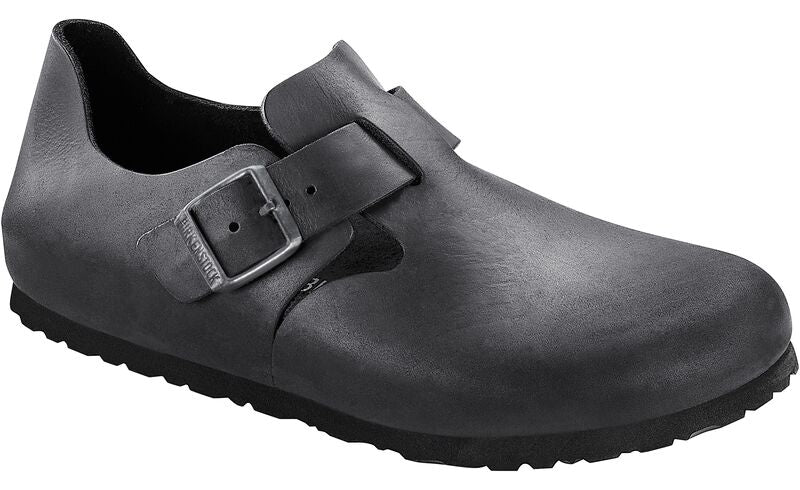 Birkenstock-London Oiled Black Leather