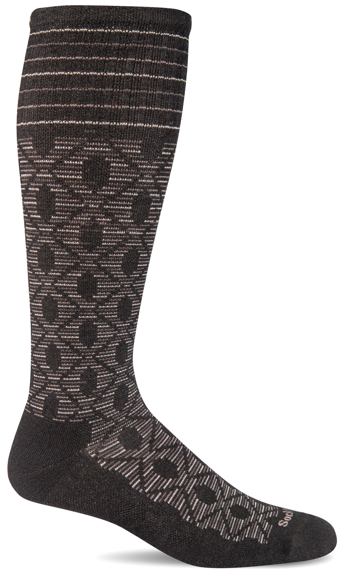 Sockwell-Women&#39;s Etched Compression Black SW168W
