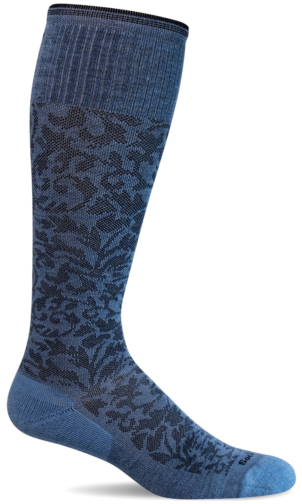 Sockwell-Damask Cornflower Moderate Graduated Compression