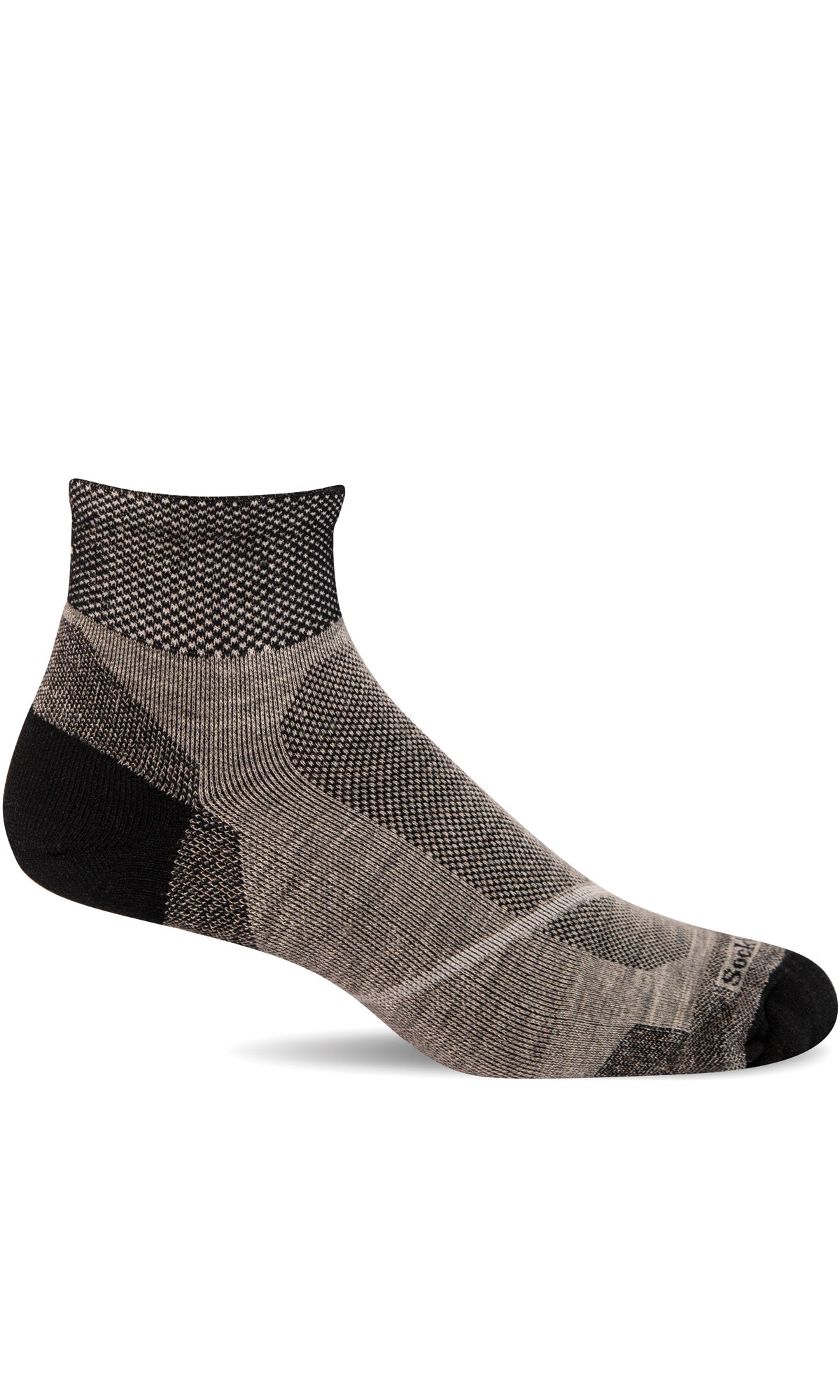 Sockwell-Men&#39;s Pulse Quarter Lt. Grey SW87M