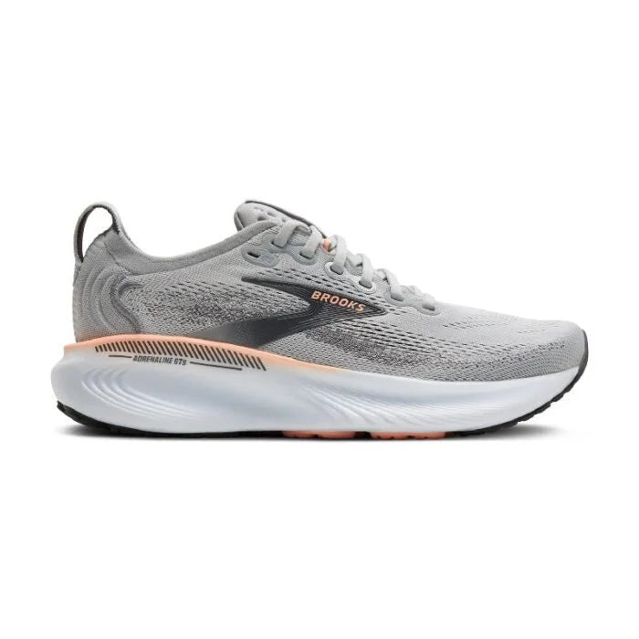 BROOKS - Adrenaline GTS 25 - Grey/Blackened Pearl/Coral