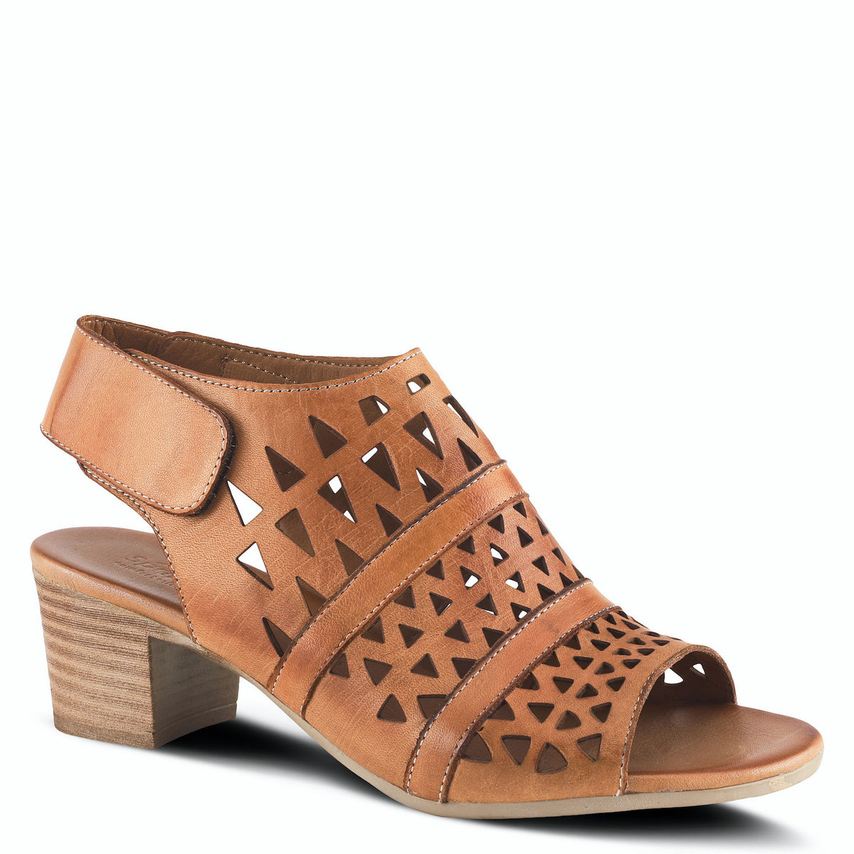 Spring Step-Dorotha Coconut Brown Heel