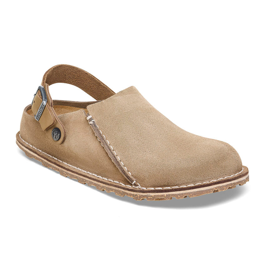 Birkenstock- Lutry Premium Suede Grey Taupe