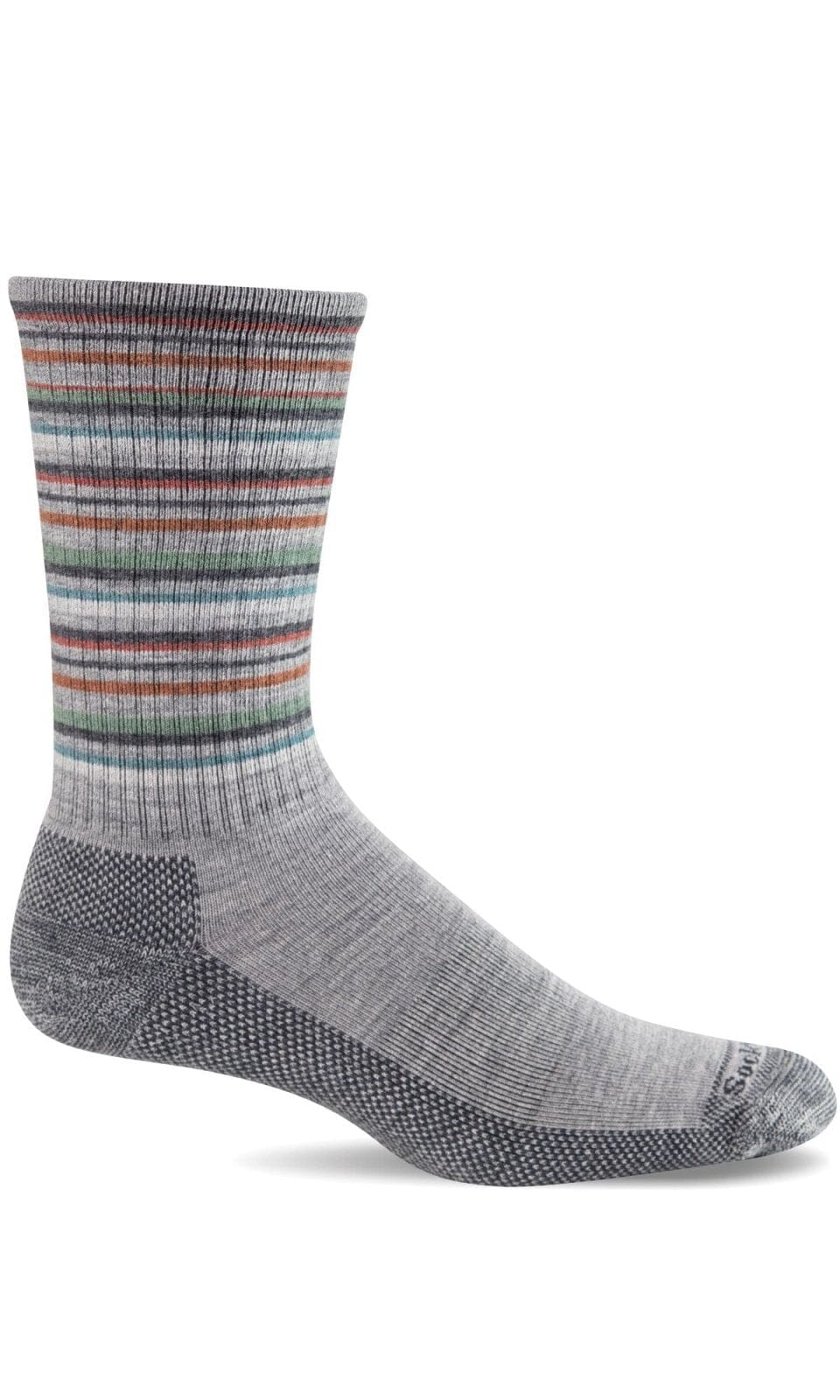 Sockwell-Camp Stripe - Light Grey