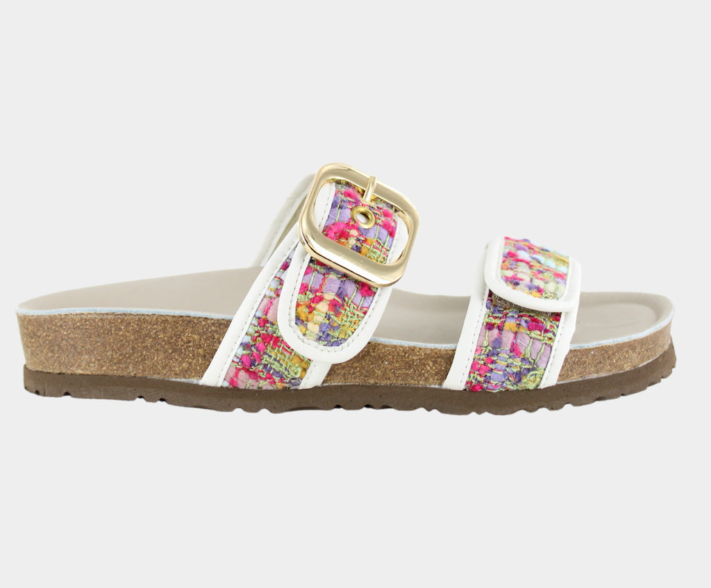 Naot-Nashville Pink Marigold Tweed Sandal - 101208 - Shoemates
