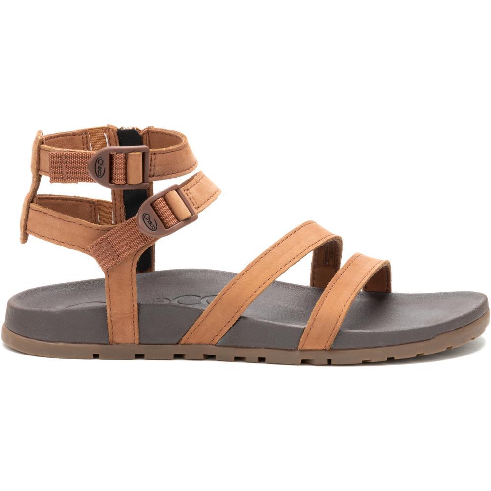 Chaco-Lowdown Strappy High Women&#39;s Sandal Nutshell