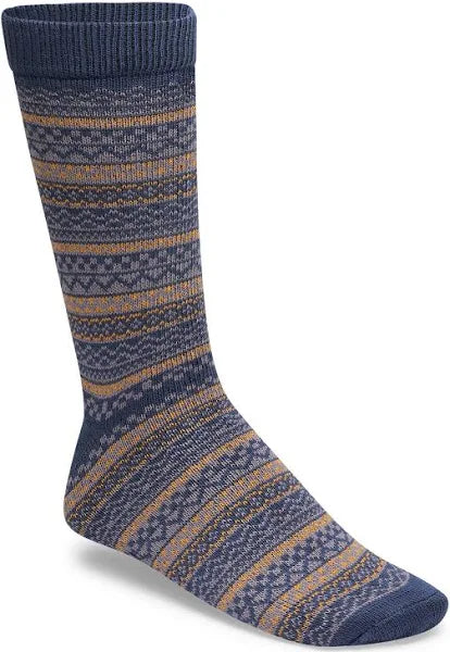BIRKENSTOCK - Cotton Pattern Socks - Navy