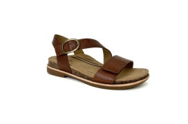 Aetrex-Tamara Adjustable Sandal Walnut